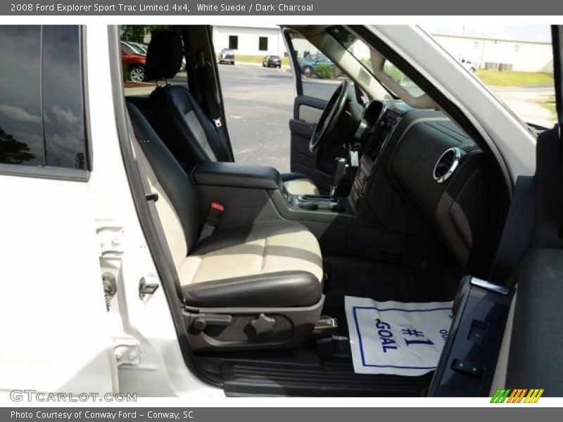 White Suede / Dark Charcoal 2008 Ford Explorer Sport Trac Limited 4x4