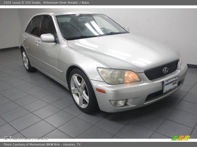 Millennium Silver Metallic / Black 2003 Lexus IS 300 Sedan