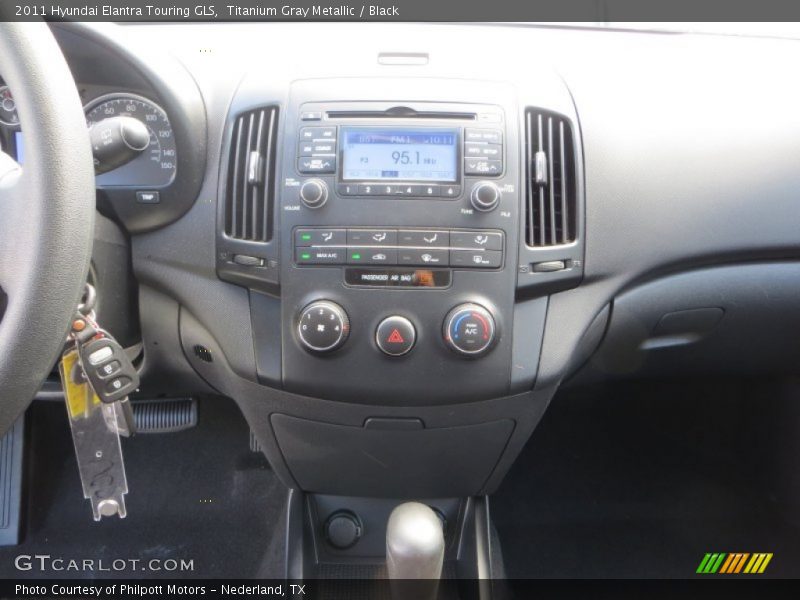 Titanium Gray Metallic / Black 2011 Hyundai Elantra Touring GLS