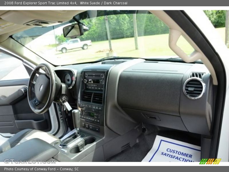 White Suede / Dark Charcoal 2008 Ford Explorer Sport Trac Limited 4x4