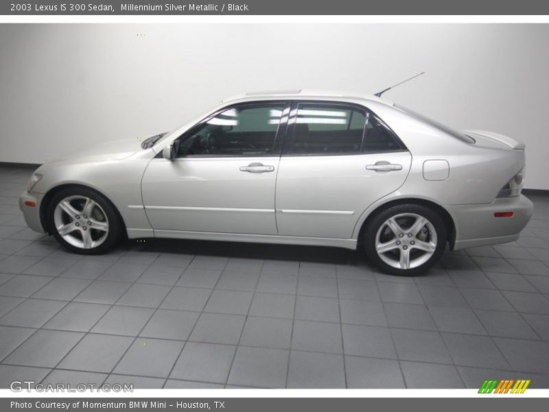 Millennium Silver Metallic / Black 2003 Lexus IS 300 Sedan