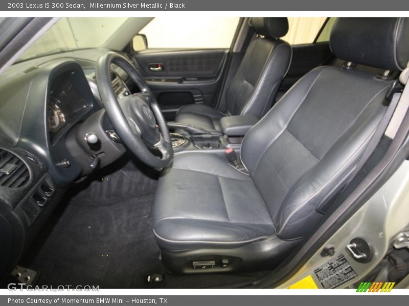 Millennium Silver Metallic / Black 2003 Lexus IS 300 Sedan