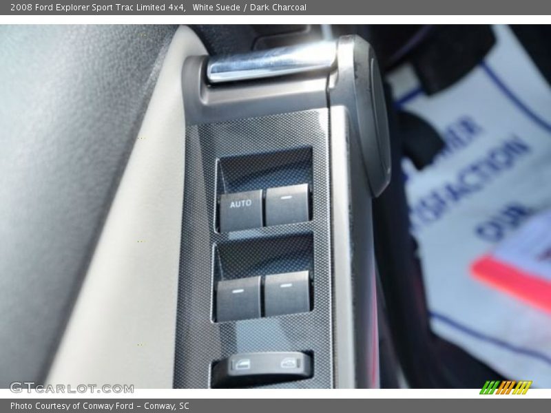 White Suede / Dark Charcoal 2008 Ford Explorer Sport Trac Limited 4x4