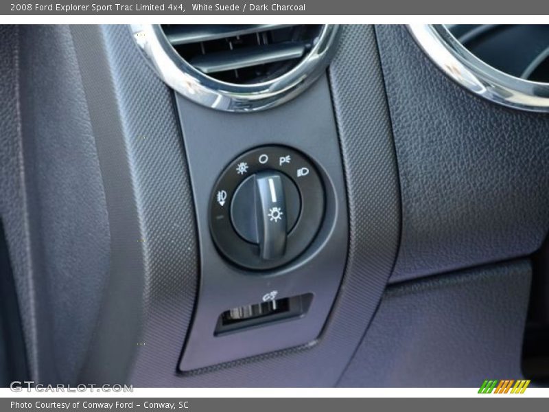 White Suede / Dark Charcoal 2008 Ford Explorer Sport Trac Limited 4x4