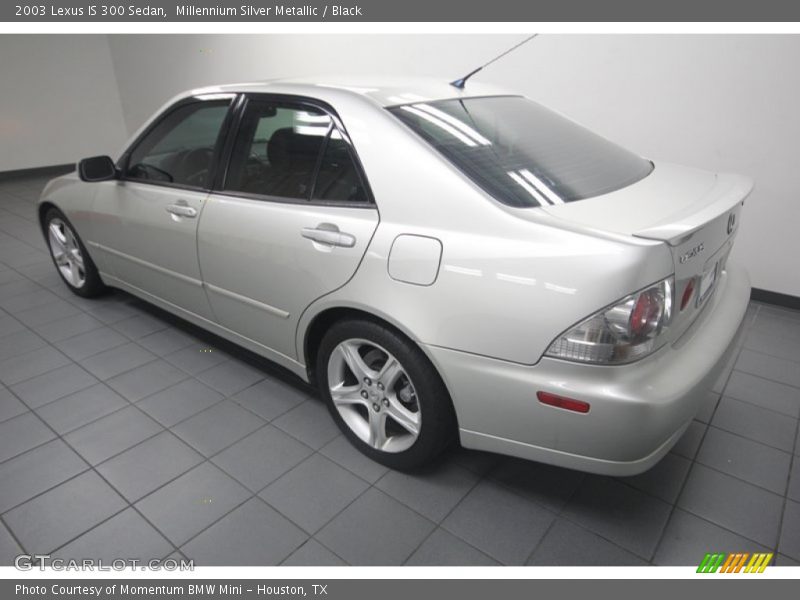 Millennium Silver Metallic / Black 2003 Lexus IS 300 Sedan