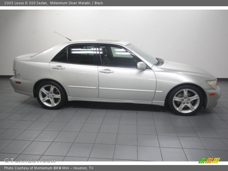 Millennium Silver Metallic / Black 2003 Lexus IS 300 Sedan