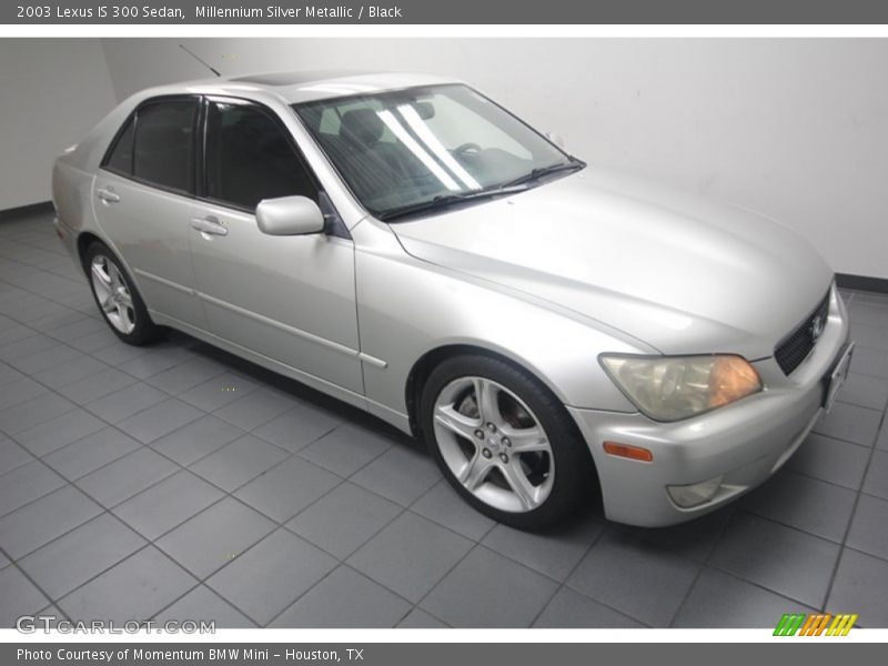 Millennium Silver Metallic / Black 2003 Lexus IS 300 Sedan
