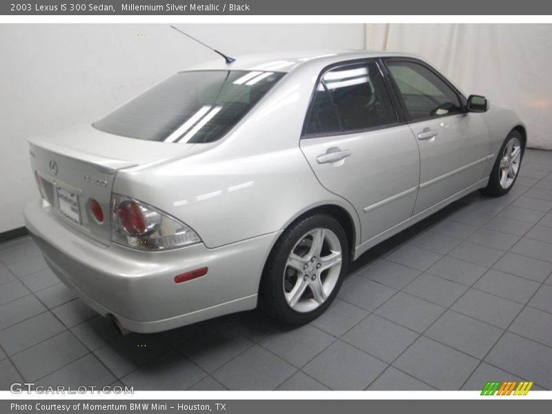 Millennium Silver Metallic / Black 2003 Lexus IS 300 Sedan