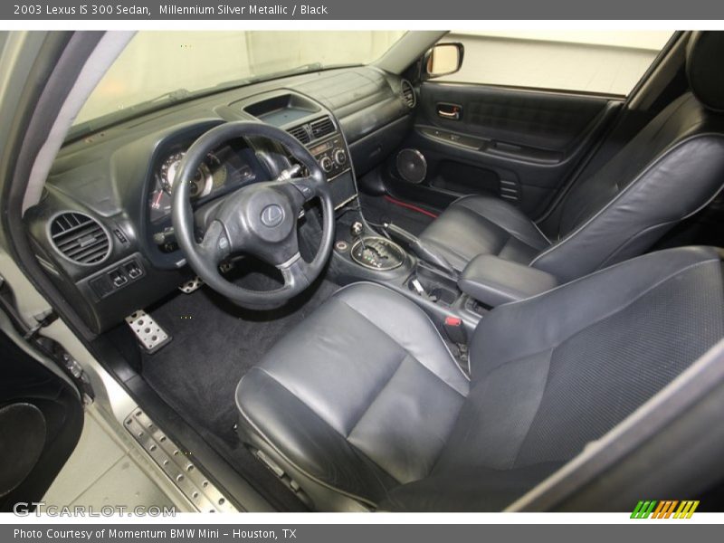 Millennium Silver Metallic / Black 2003 Lexus IS 300 Sedan