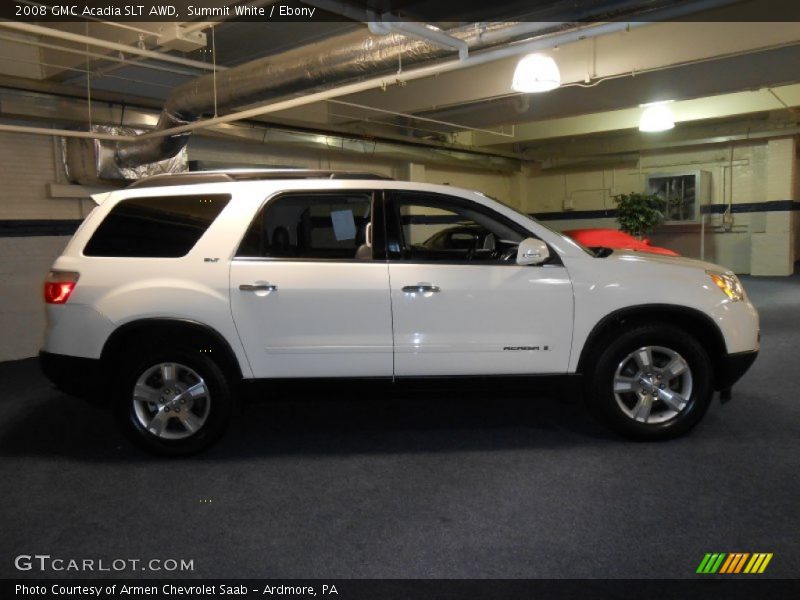 Summit White / Ebony 2008 GMC Acadia SLT AWD