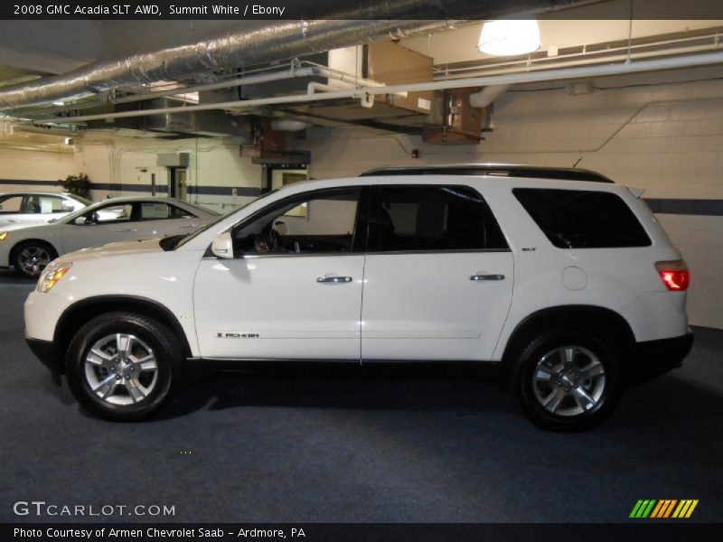 Summit White / Ebony 2008 GMC Acadia SLT AWD