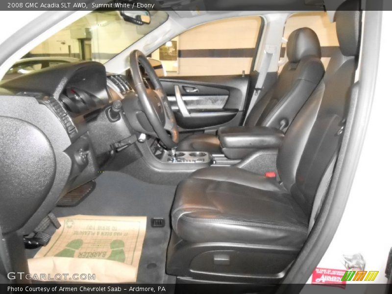 Summit White / Ebony 2008 GMC Acadia SLT AWD