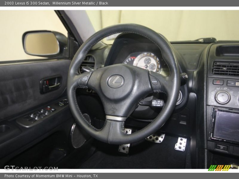 Millennium Silver Metallic / Black 2003 Lexus IS 300 Sedan