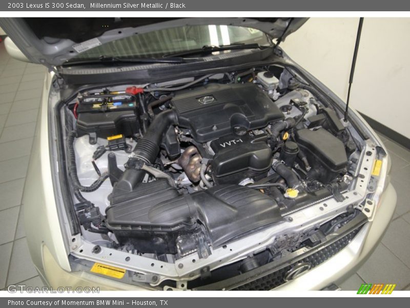 Millennium Silver Metallic / Black 2003 Lexus IS 300 Sedan