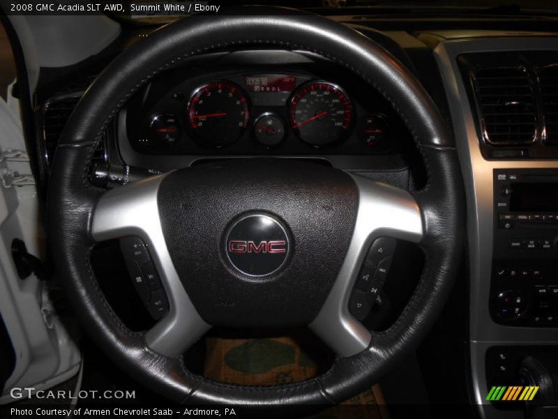 Summit White / Ebony 2008 GMC Acadia SLT AWD