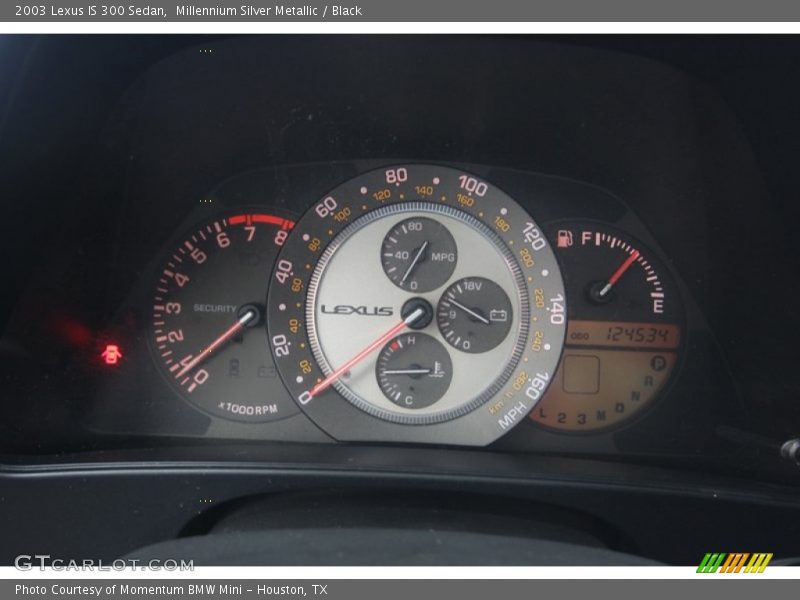 Millennium Silver Metallic / Black 2003 Lexus IS 300 Sedan