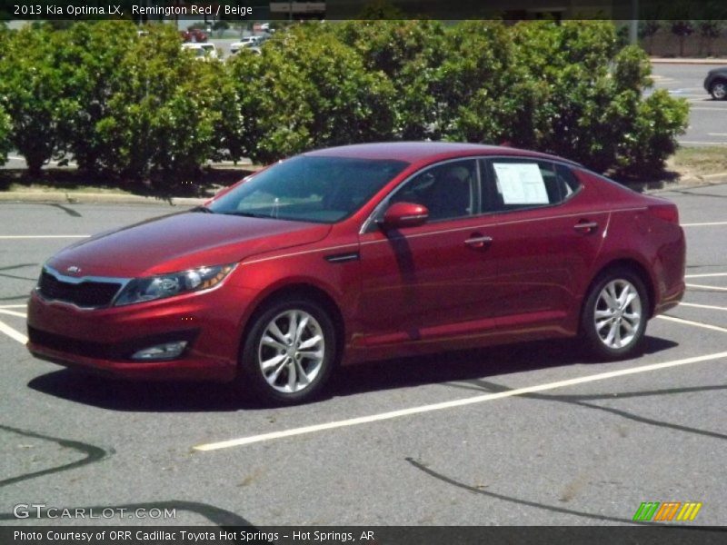 Remington Red / Beige 2013 Kia Optima LX