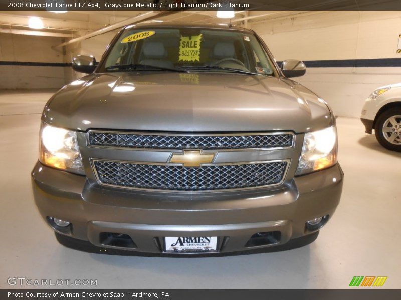 Graystone Metallic / Light Titanium/Dark Titanium 2008 Chevrolet Tahoe LTZ 4x4