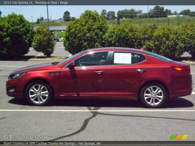 Remington Red / Beige 2013 Kia Optima LX