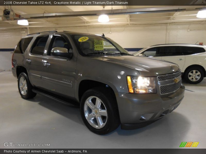 Graystone Metallic / Light Titanium/Dark Titanium 2008 Chevrolet Tahoe LTZ 4x4