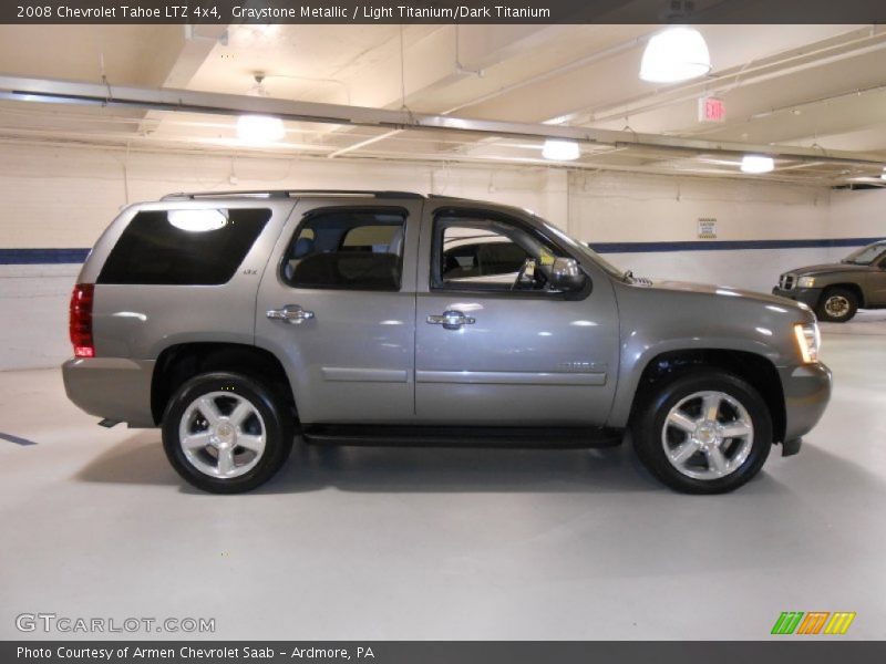 Graystone Metallic / Light Titanium/Dark Titanium 2008 Chevrolet Tahoe LTZ 4x4