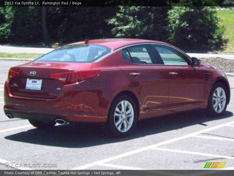 Remington Red / Beige 2013 Kia Optima LX