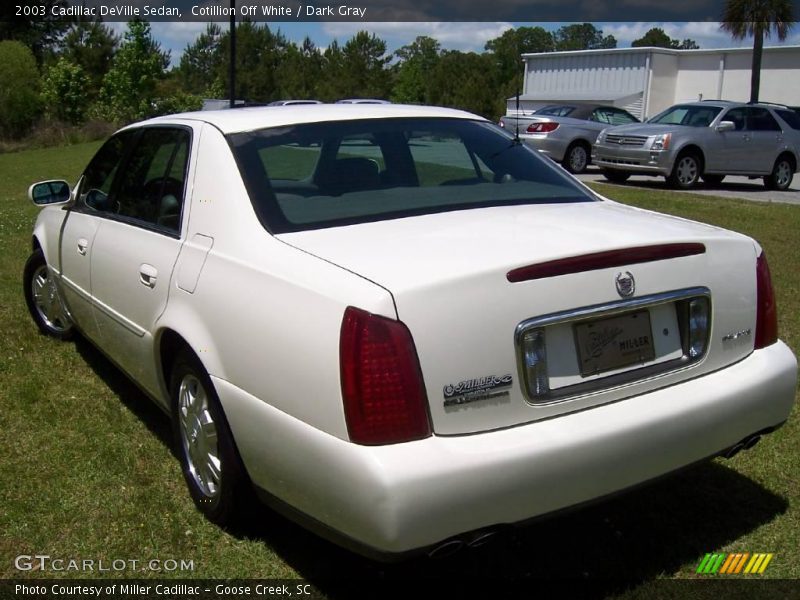 Cotillion Off White / Dark Gray 2003 Cadillac DeVille Sedan