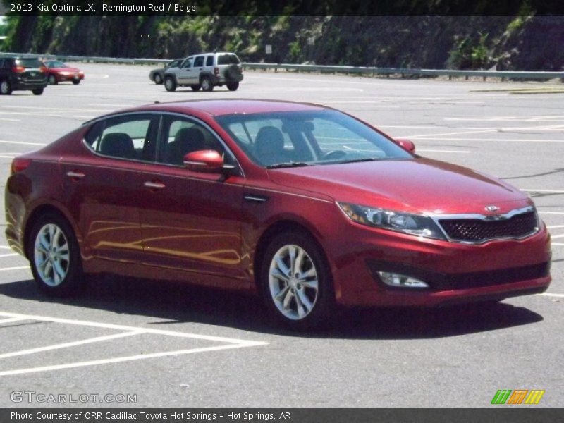 Remington Red / Beige 2013 Kia Optima LX