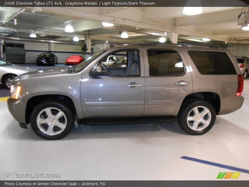 Graystone Metallic / Light Titanium/Dark Titanium 2008 Chevrolet Tahoe LTZ 4x4