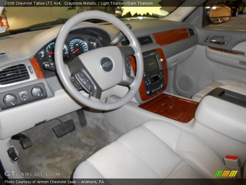 Graystone Metallic / Light Titanium/Dark Titanium 2008 Chevrolet Tahoe LTZ 4x4