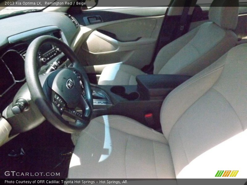 Remington Red / Beige 2013 Kia Optima LX