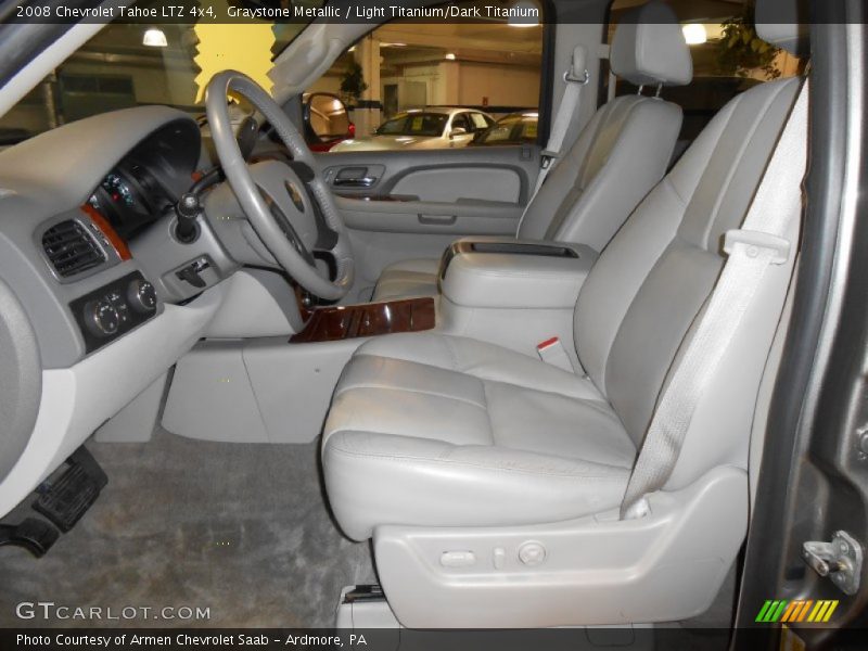 Graystone Metallic / Light Titanium/Dark Titanium 2008 Chevrolet Tahoe LTZ 4x4