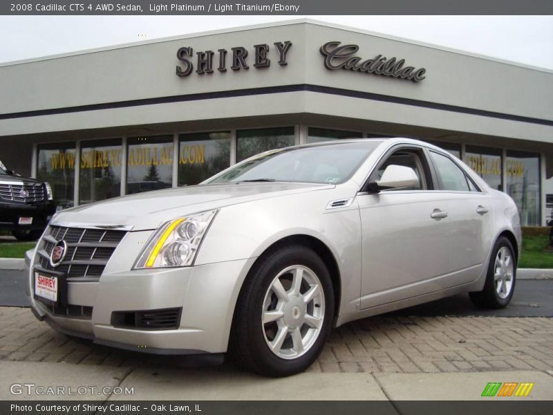 Light Platinum / Light Titanium/Ebony 2008 Cadillac CTS 4 AWD Sedan