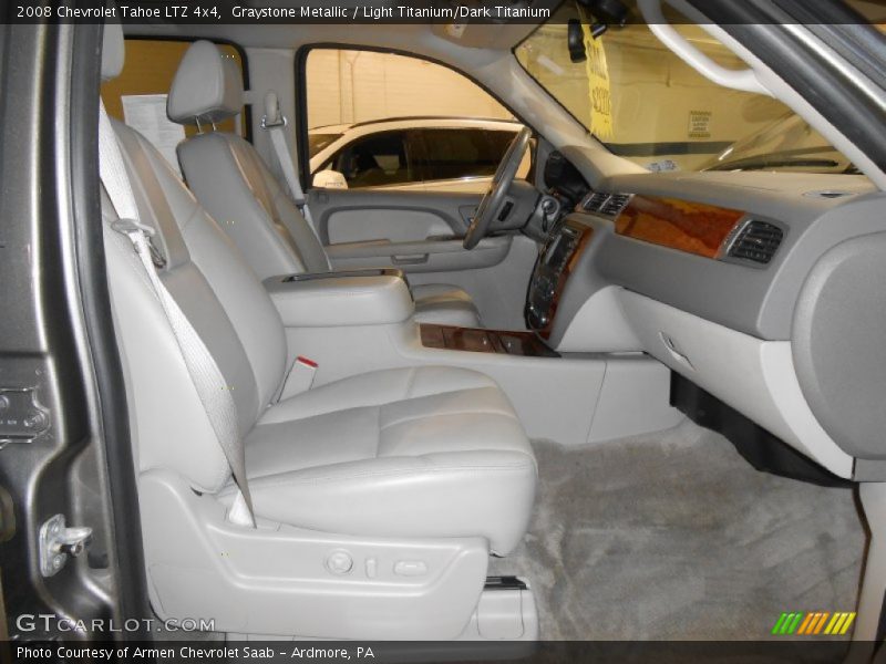Graystone Metallic / Light Titanium/Dark Titanium 2008 Chevrolet Tahoe LTZ 4x4