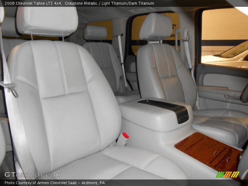 Graystone Metallic / Light Titanium/Dark Titanium 2008 Chevrolet Tahoe LTZ 4x4