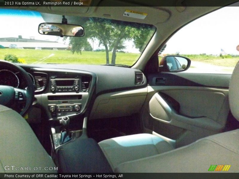 Remington Red / Beige 2013 Kia Optima LX