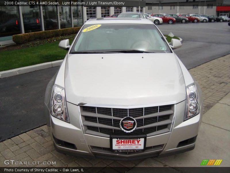 Light Platinum / Light Titanium/Ebony 2008 Cadillac CTS 4 AWD Sedan