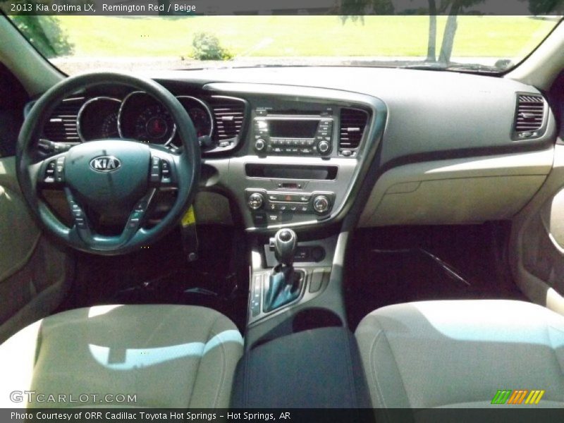 Remington Red / Beige 2013 Kia Optima LX