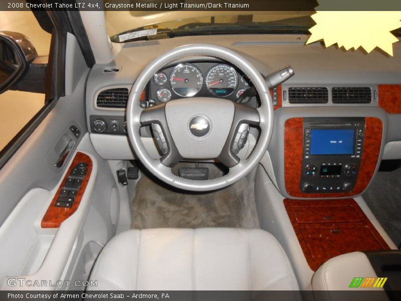 Graystone Metallic / Light Titanium/Dark Titanium 2008 Chevrolet Tahoe LTZ 4x4