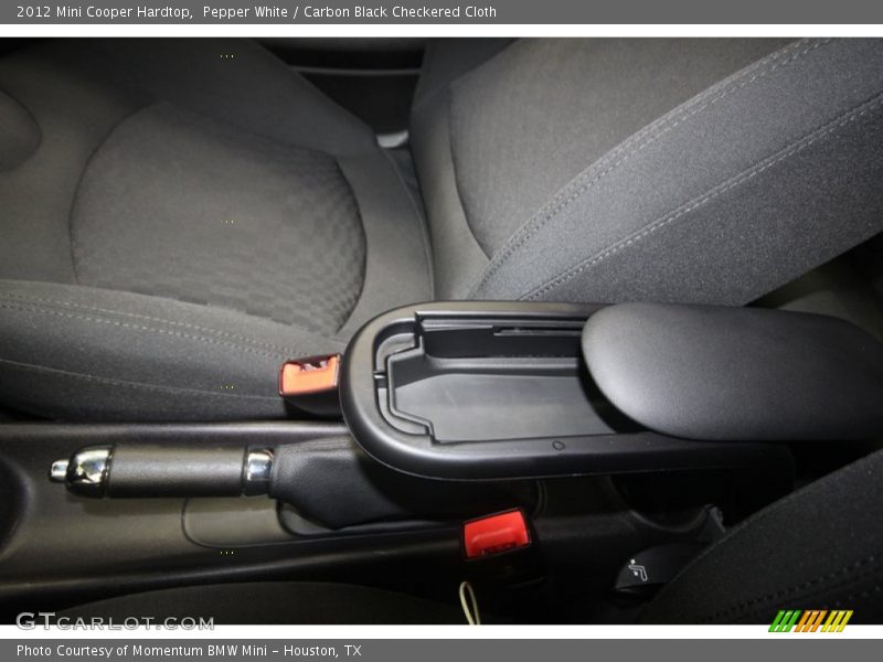 Pepper White / Carbon Black Checkered Cloth 2012 Mini Cooper Hardtop