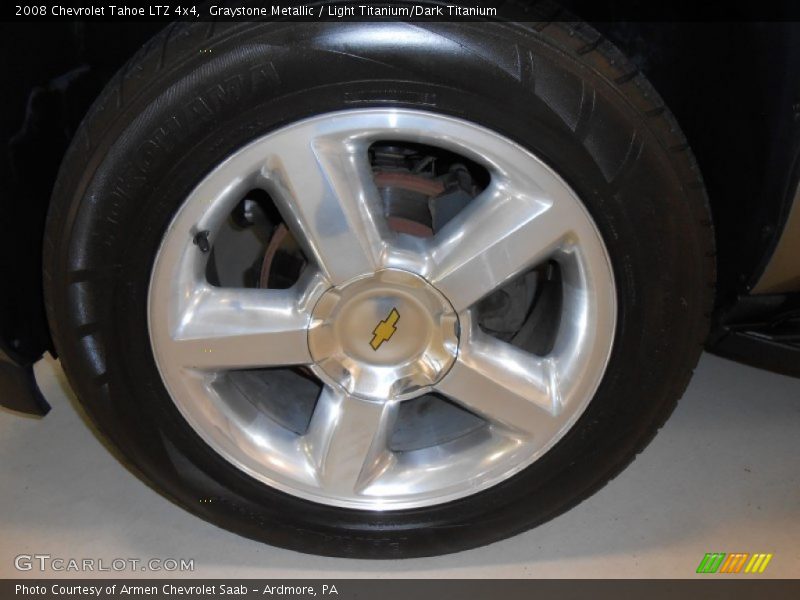 Graystone Metallic / Light Titanium/Dark Titanium 2008 Chevrolet Tahoe LTZ 4x4