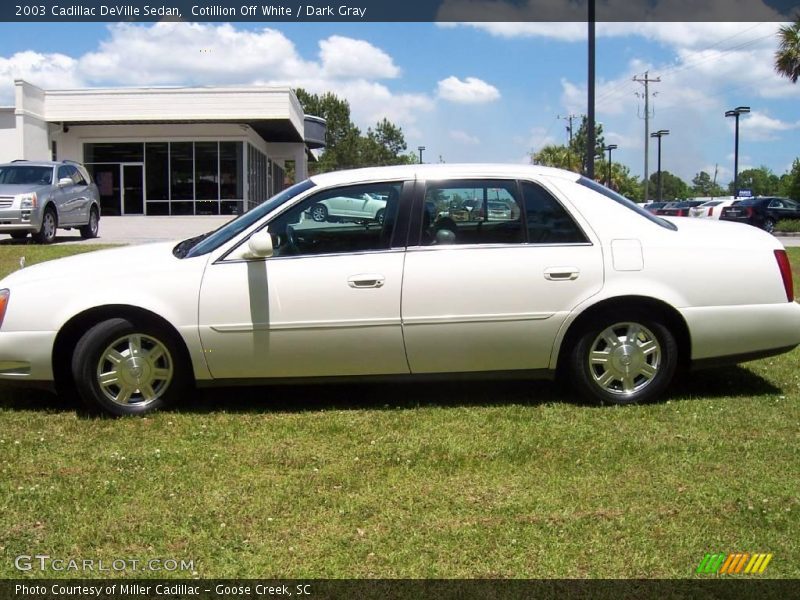 Cotillion Off White / Dark Gray 2003 Cadillac DeVille Sedan