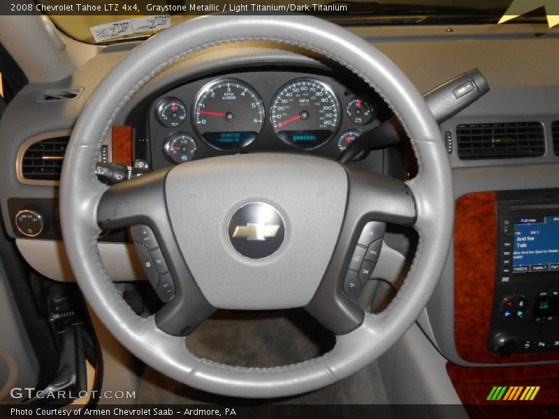 Graystone Metallic / Light Titanium/Dark Titanium 2008 Chevrolet Tahoe LTZ 4x4