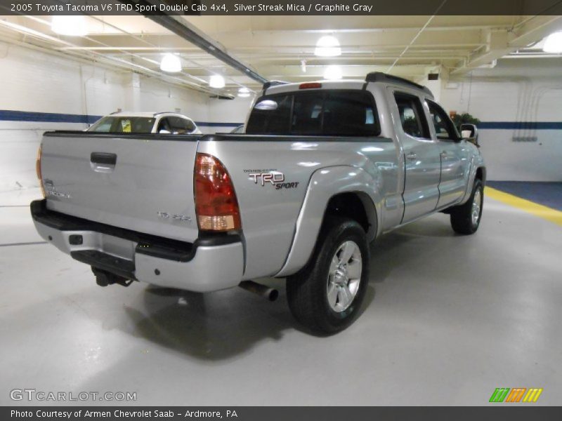 Silver Streak Mica / Graphite Gray 2005 Toyota Tacoma V6 TRD Sport Double Cab 4x4