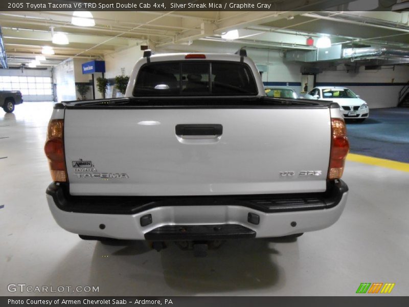 Silver Streak Mica / Graphite Gray 2005 Toyota Tacoma V6 TRD Sport Double Cab 4x4