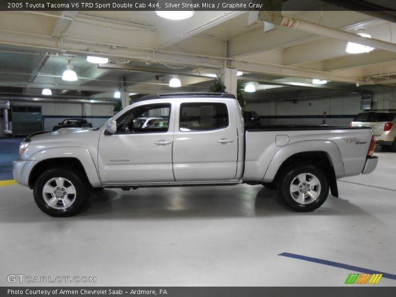 Silver Streak Mica / Graphite Gray 2005 Toyota Tacoma V6 TRD Sport Double Cab 4x4