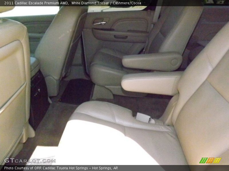 White Diamond Tricoat / Cashmere/Cocoa 2011 Cadillac Escalade Premium AWD