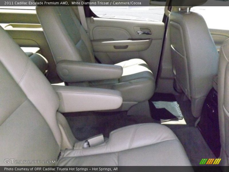 White Diamond Tricoat / Cashmere/Cocoa 2011 Cadillac Escalade Premium AWD