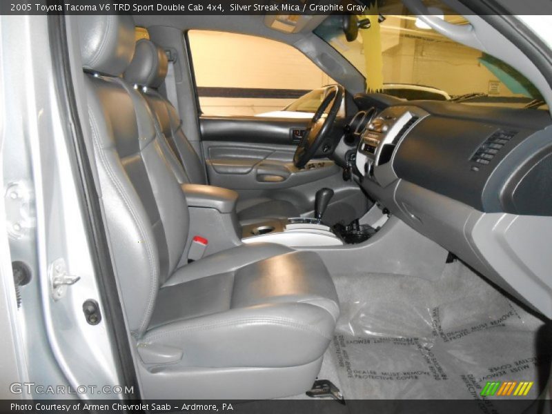 Silver Streak Mica / Graphite Gray 2005 Toyota Tacoma V6 TRD Sport Double Cab 4x4