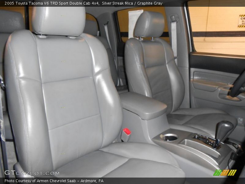 Silver Streak Mica / Graphite Gray 2005 Toyota Tacoma V6 TRD Sport Double Cab 4x4
